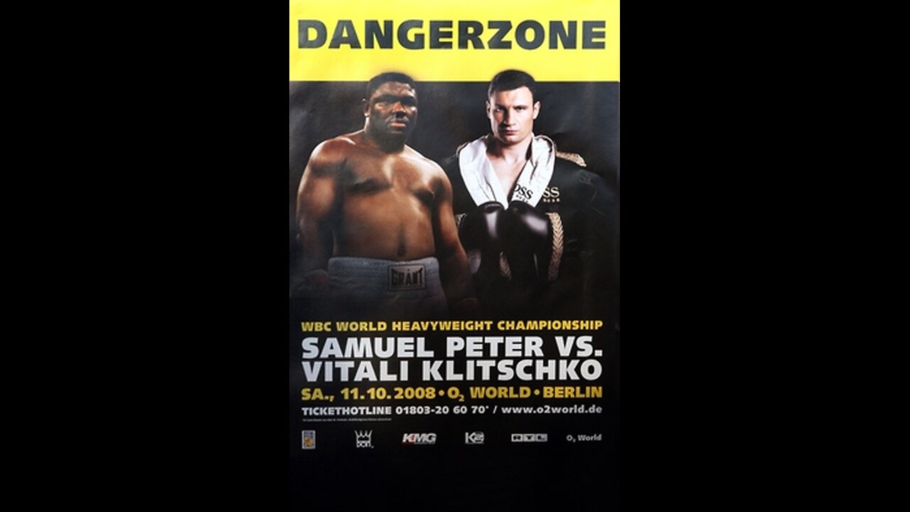 Vitali Klitschko vs Samuel Peter - Oct 11 2008 - O2 World Arena, Berlin