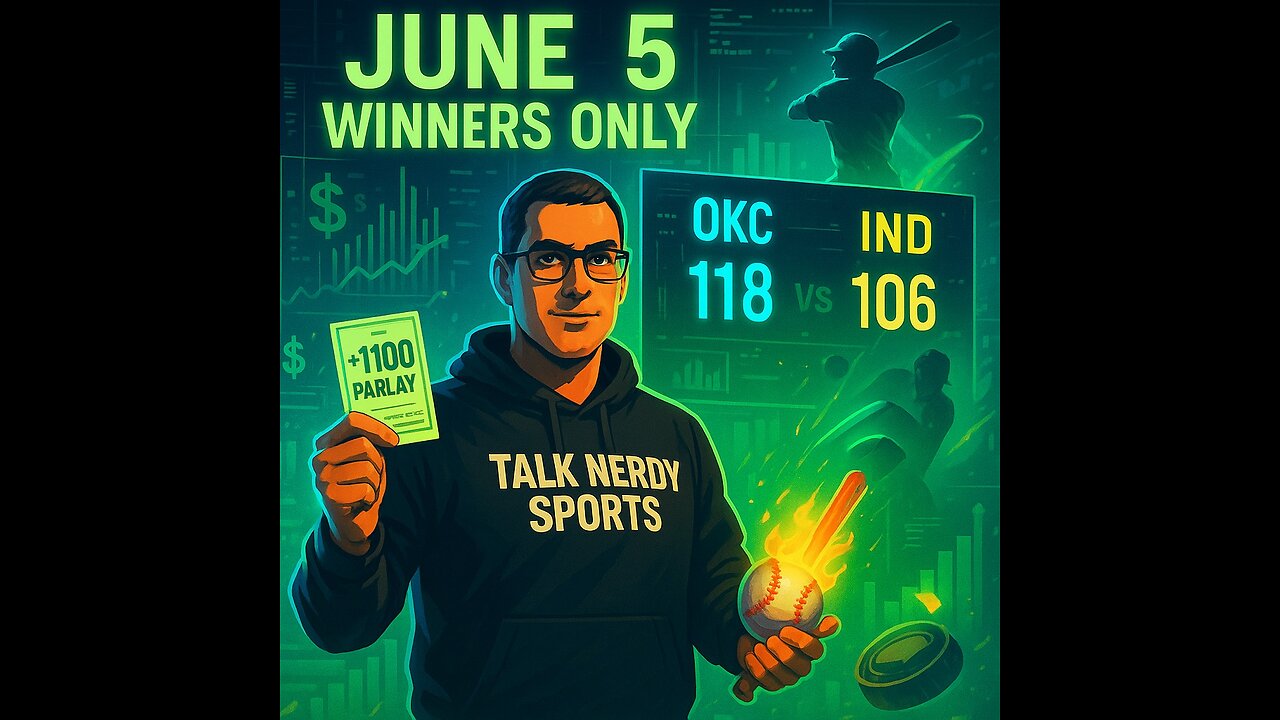 AI Locks 🔒 + Stanley Cup Fire🔥 | June 9 Bets You Can’t Miss!!!