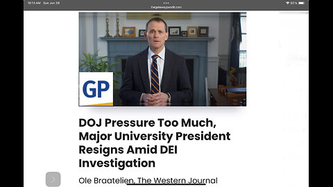 DOJ Pressure Too Much, Major University President Resigns Amid DEI Investigation
