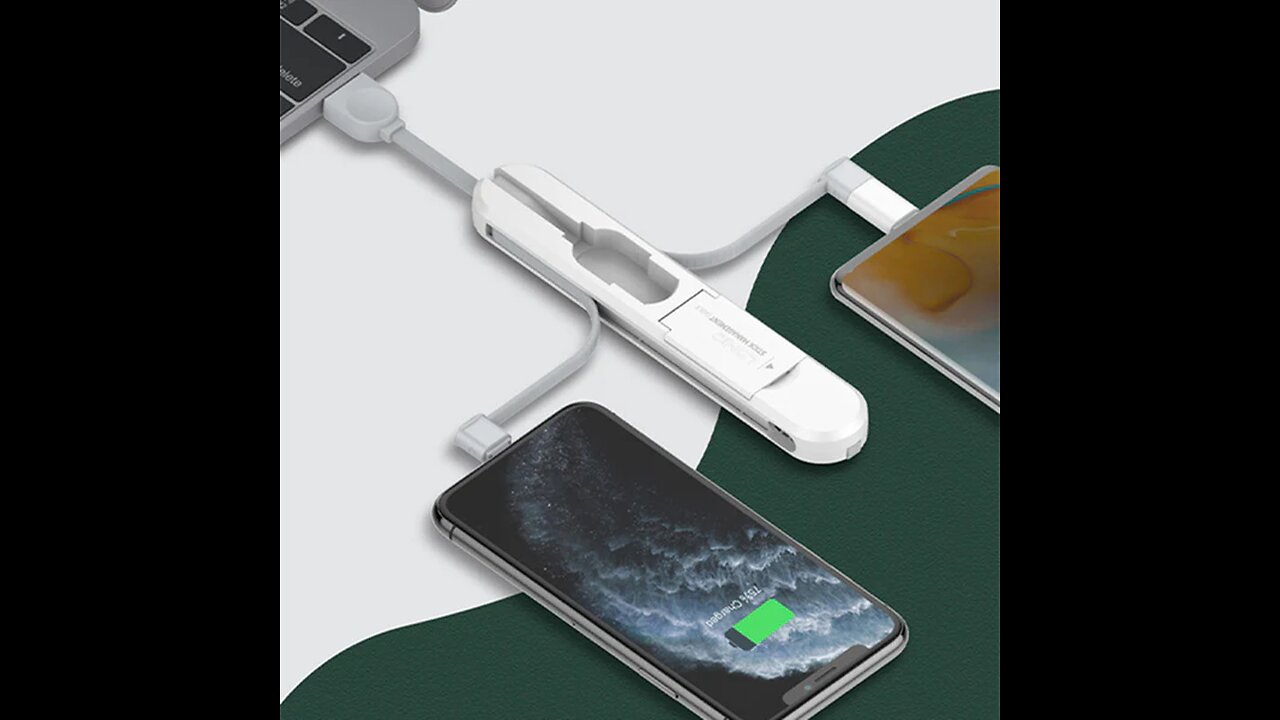 3-in-1 Retractable Data Cable