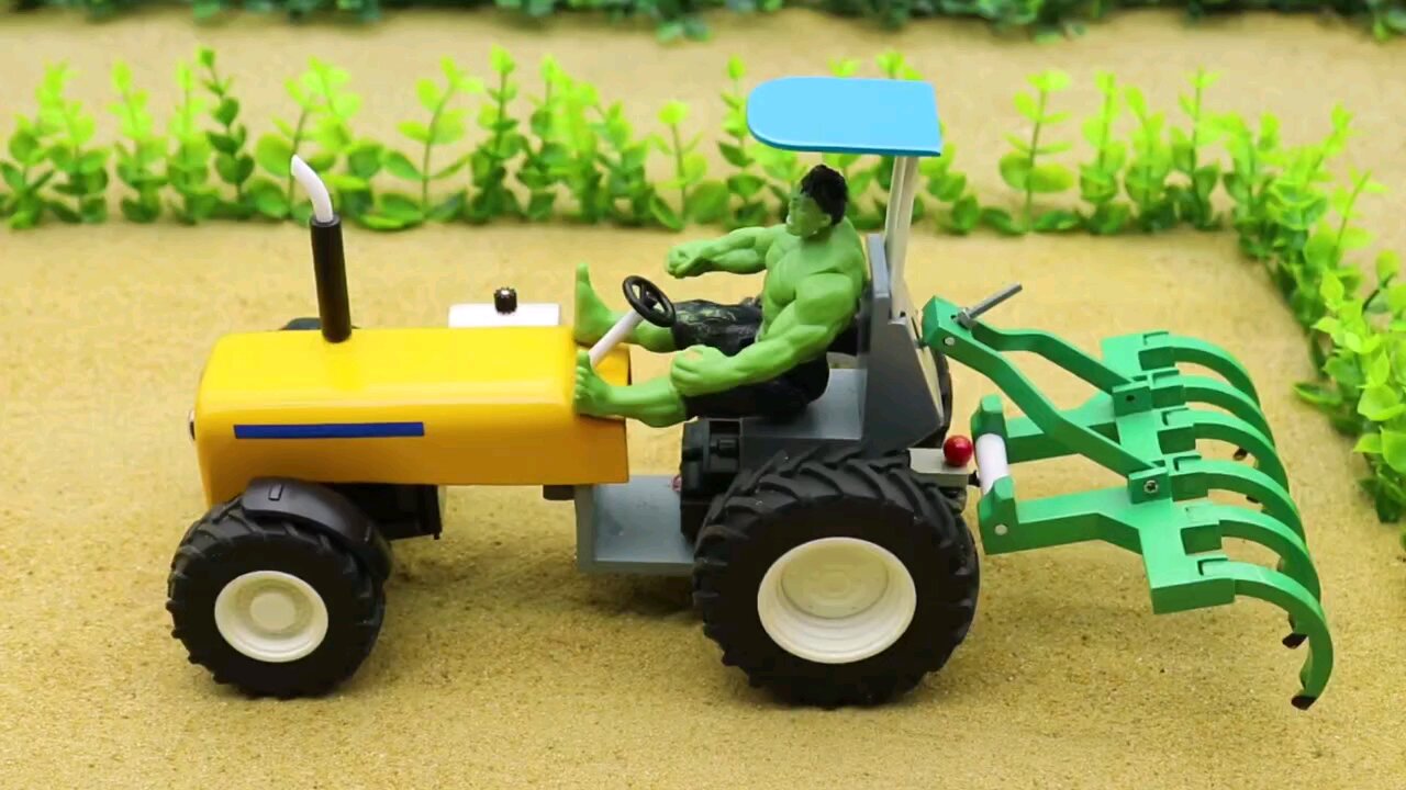 diy mini tractor video | construction machine video | #toyvideo #minitractores #minitractor