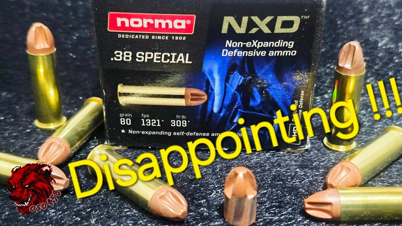 Another Lackluster Performance from Norma👎🏻 NXD 80gn standard pressure 38spl