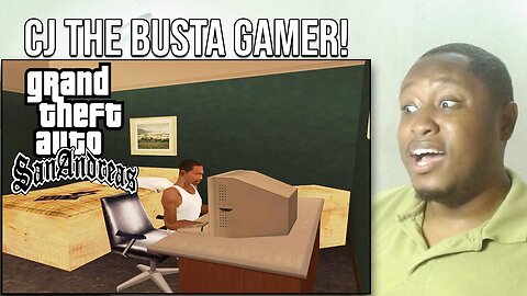 CJ plays GTA SA and meets himself Reaction