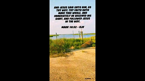 Mark 10:52 KJV