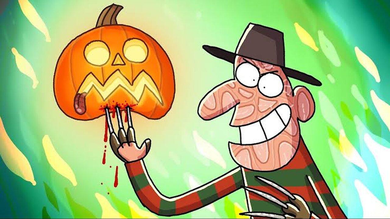 Halloween With Freddy Krueger | Cartoon Box 313 by Boysm | Halloween Cartoon Compilation