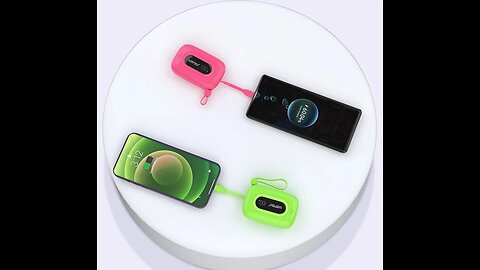 10000mAh Built-in Dual Cable Power Bank