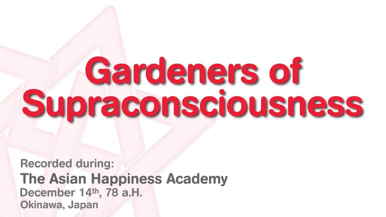 Maitreya Rael: Gardeners of Supraconsciousness (78-12-14) - part 6 of 8