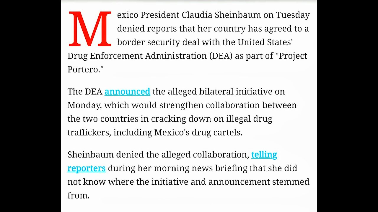 🇲🇽 México Under Siege, United States' Violent Rhetoric