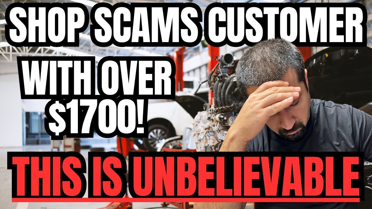 Shop Scams Customer with over $1700! This is UNBELIEVABLE!