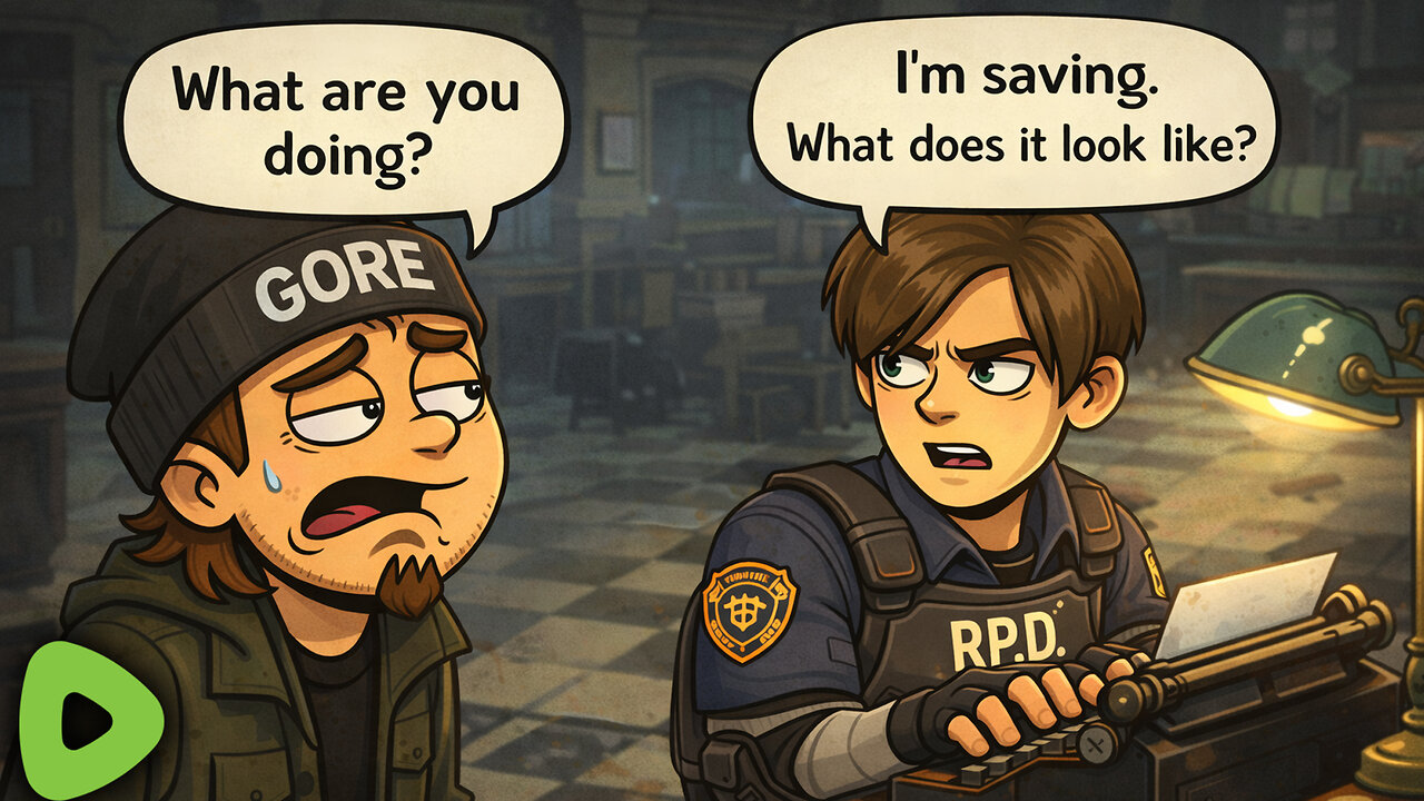 🧟🧃💊 Resident Evil 2 — Trusting a Typewriter With My Life 🔑🗺 🧟 ♀