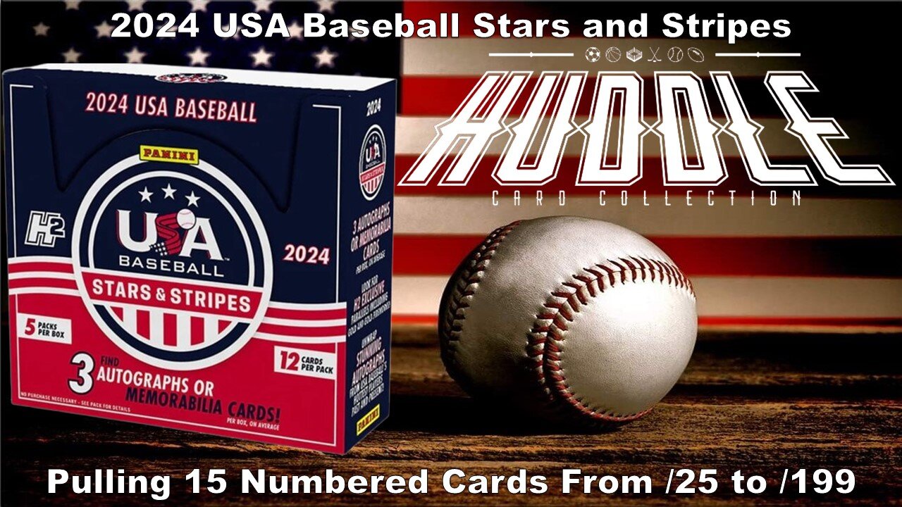 Pulling 15 Numbered Cards From /25 to /199 From A 2024 USA Baseball H2 Box