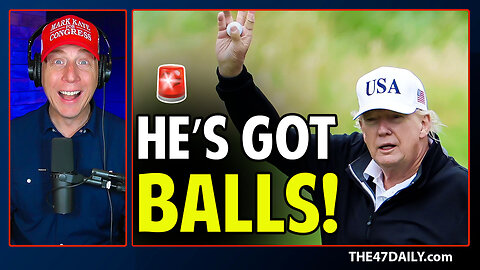 Trump Hits Hole In One In Scotland!
