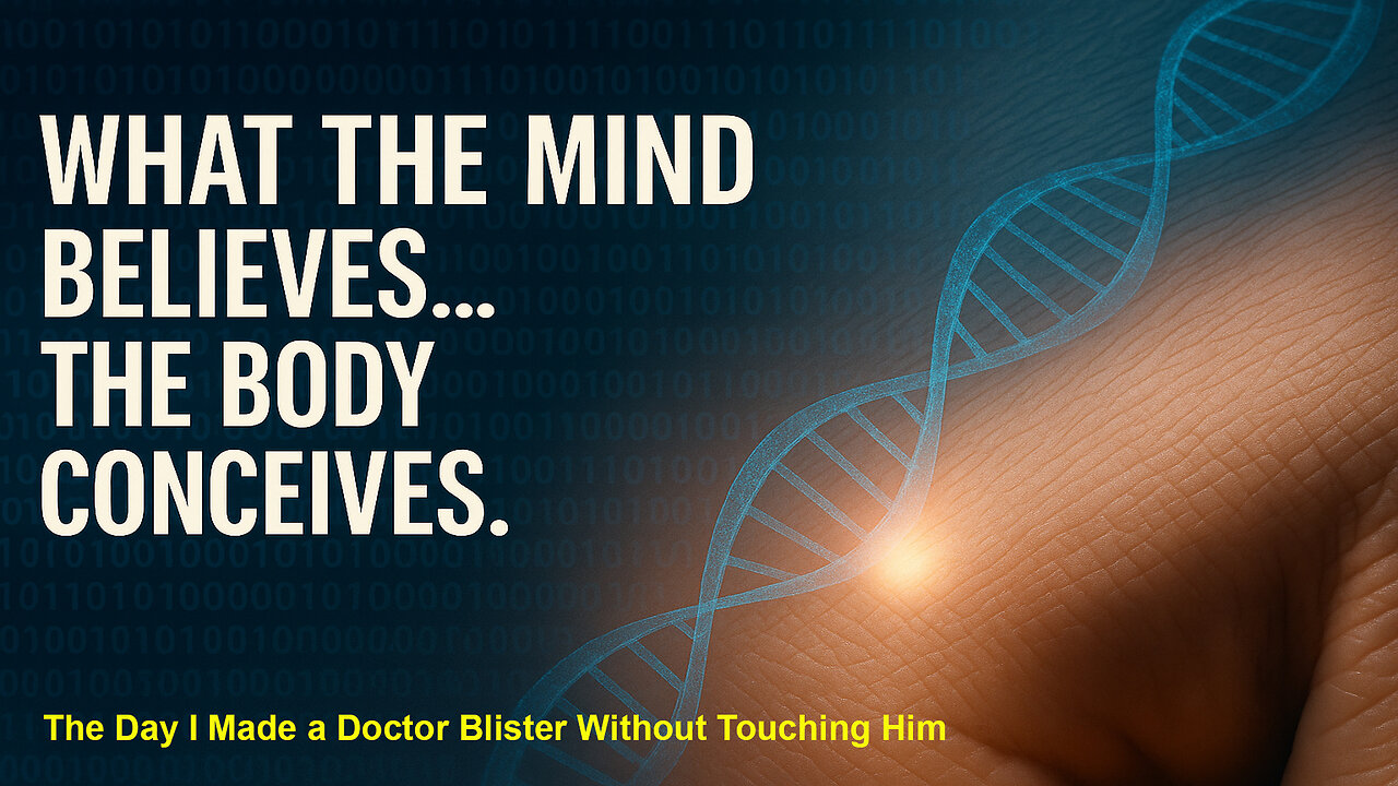 How I Shocked a Room Full of Doctors with One Thought...The code of Life explained