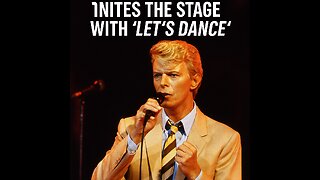 David Bowie Ignites the Stage with “Let’s Dance” – Vintage Vibes & Timeless Cool