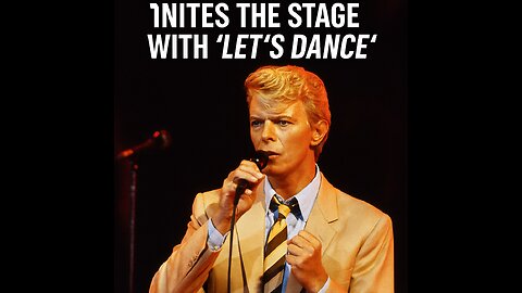 David Bowie Ignites the Stage with “Let’s Dance” – Vintage Vibes & Timeless Cool
