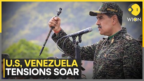 US Warships Arrive In Southern Caribbean, Maduro Says 'Can't Invade Venezuela'