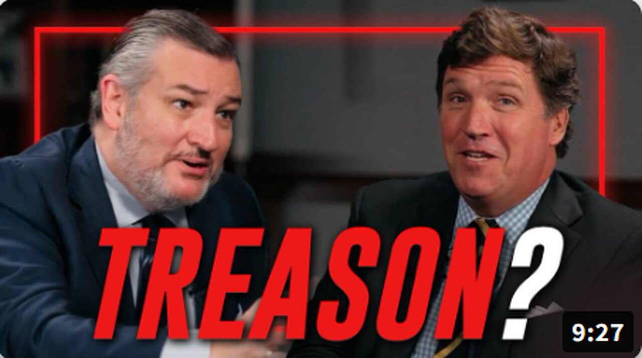 TREASON: Sen. Ted Cruz Defends Israel's Mossad Spying On The US In Heated Tucker Carlson Interview