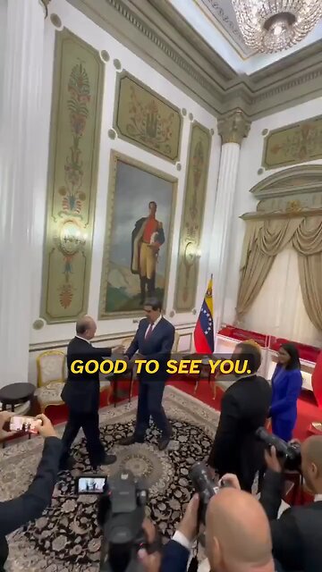 🇻🇪🇨🇳Video of Maduro's meeting with Xi Jinping's special envoy. It is unknown whether the