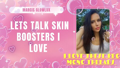 LETS TALK SKIN boosters I LOVE 💕