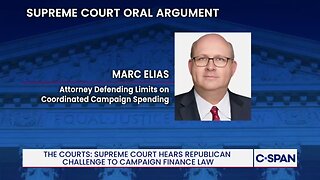 Justice Thomas Grills Russia Collusion Hoaxer Marc Elias On His Rambling Campaign Finance Arguments