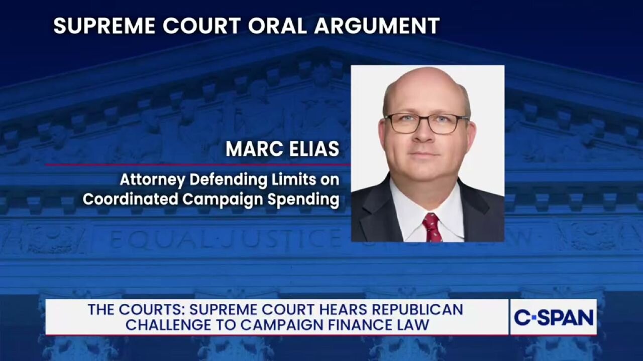 Justice Thomas Grills Russia Collusion Hoaxer Marc Elias On His Rambling Campaign Finance Arguments