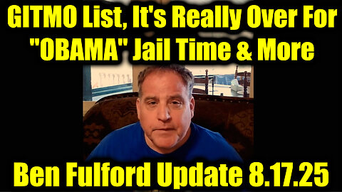 GITMO List, Jail Time. 8-17-25-AT-2PM-CST-20T-EST #TRUTH