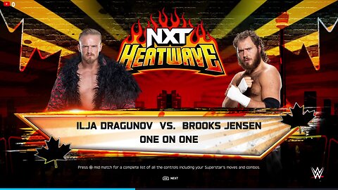 ILja Dragunov vs Brooks Jensen | WWE2K25