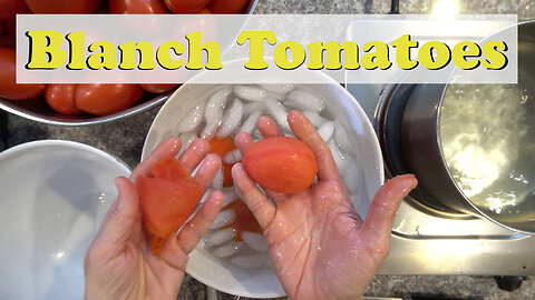 How to Blanch Tomatoes