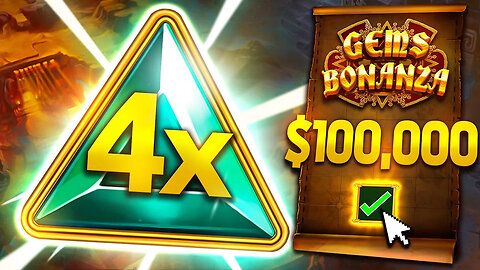 MASSIVE $100,000 BONUS BUY ON GEMS BONANZA