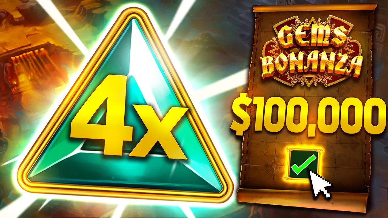 MASSIVE $100,000 BONUS BUY ON GEMS BONANZA