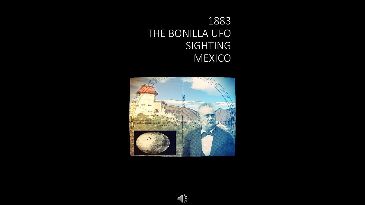 1883 Bonilla UFO sighting in Mexico