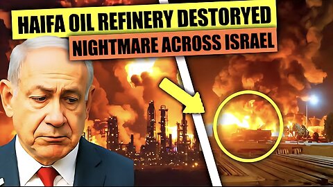 BREAKING: Iranian Missiles BURN DOWN Haifa Oil Refinery in Israel’s WORST NIGHTMARE Come True!