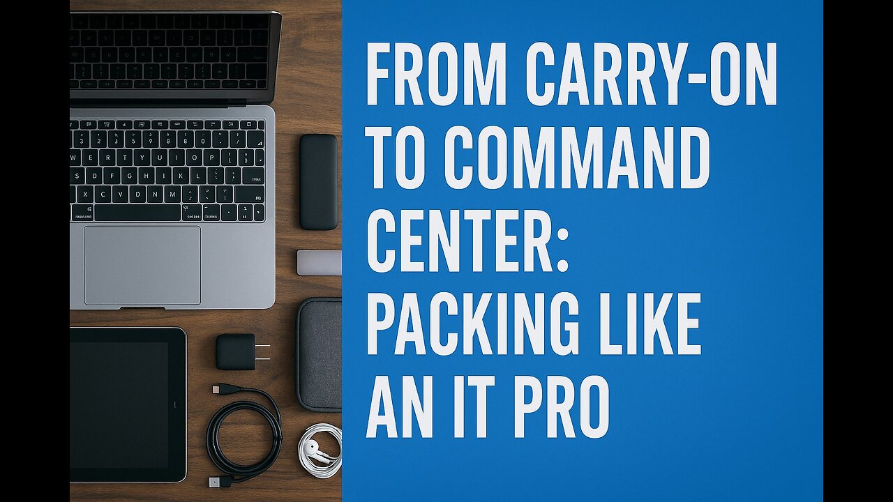 From Carry-On to Command Center: Packing Like an IT Pro - (Episode 124)