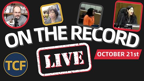 Live Court Hearings Oct 21 - Judge Simpson, Boyd, Stevens, Middleton, McNally, West | TCF LIVE #159