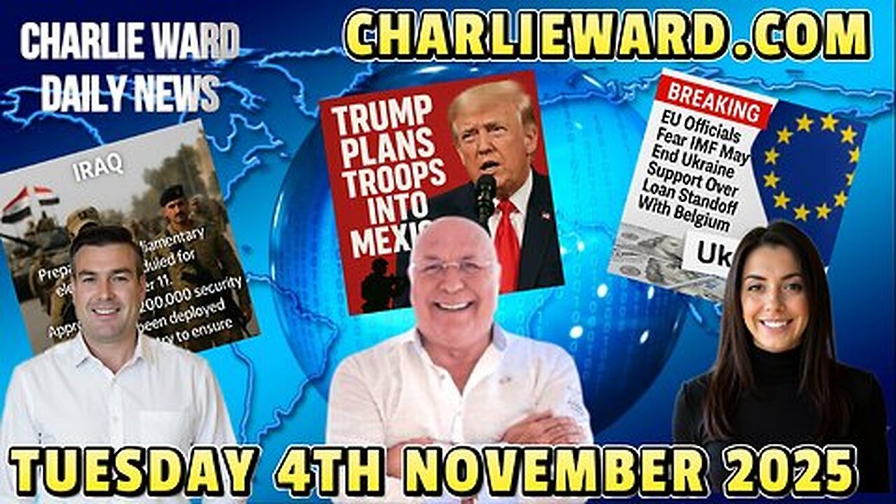 CHARLIE WARD DAILY NEWS WITH CHARLIE WARD, PAUL BROOKER & DREW DEMI TUESDAY 4TH NOVEMBER 2025