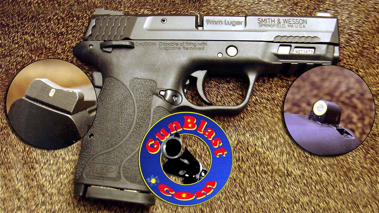 S&W M&P 9 SHIELD EZ M2.0 9mm with XS Sight Systems DXT2 Big Dot Night Sights