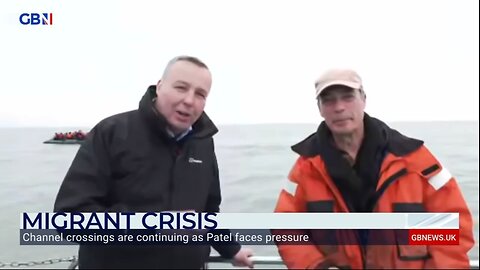 Once again today, many hundreds will cross the English Channel._Nigel Farage and GB News Home Aff.