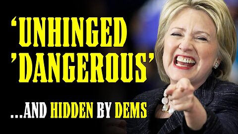 HILLARY CLINTON HAS "PSYCHOTIC EMOTIONAL PROBLEMS" ACCORDING TOO NOW DECLASSIFIED DNC EMAILS!!!