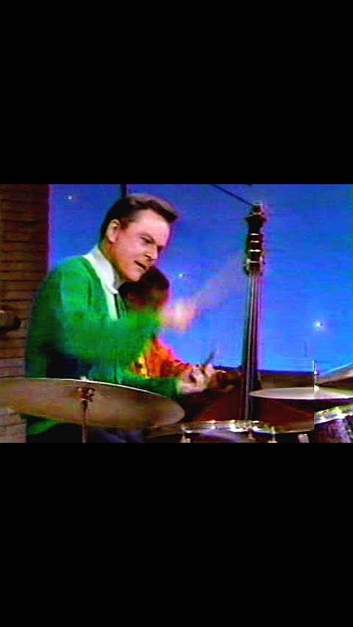 Bob Crane ( Col. Hogan ) on drums. Smothers Brothers