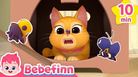Tiny Ants and Spiders in Bebefinn House! | Insect Songs for Kids | Nursery Rhymes Compilation