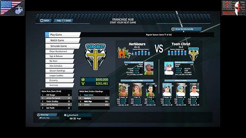 Based Sportsball 2025: Regular Season - Game #77 [Team Christ vs. Herbisaurs]