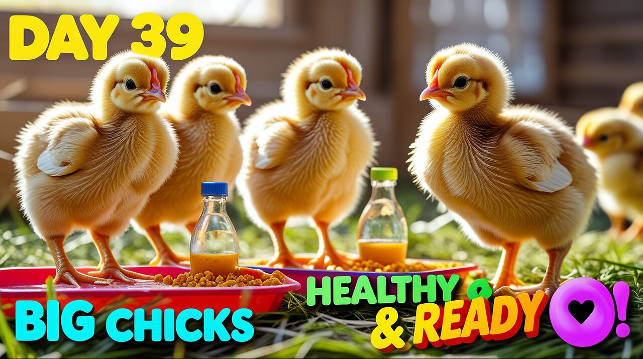 Day 39 Glow-Up: Lohmann Chicks Stronger Than Ever! 💪🐥