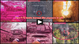 Siversk direction: Russian wired FPV drones burn Ukrainian tanks