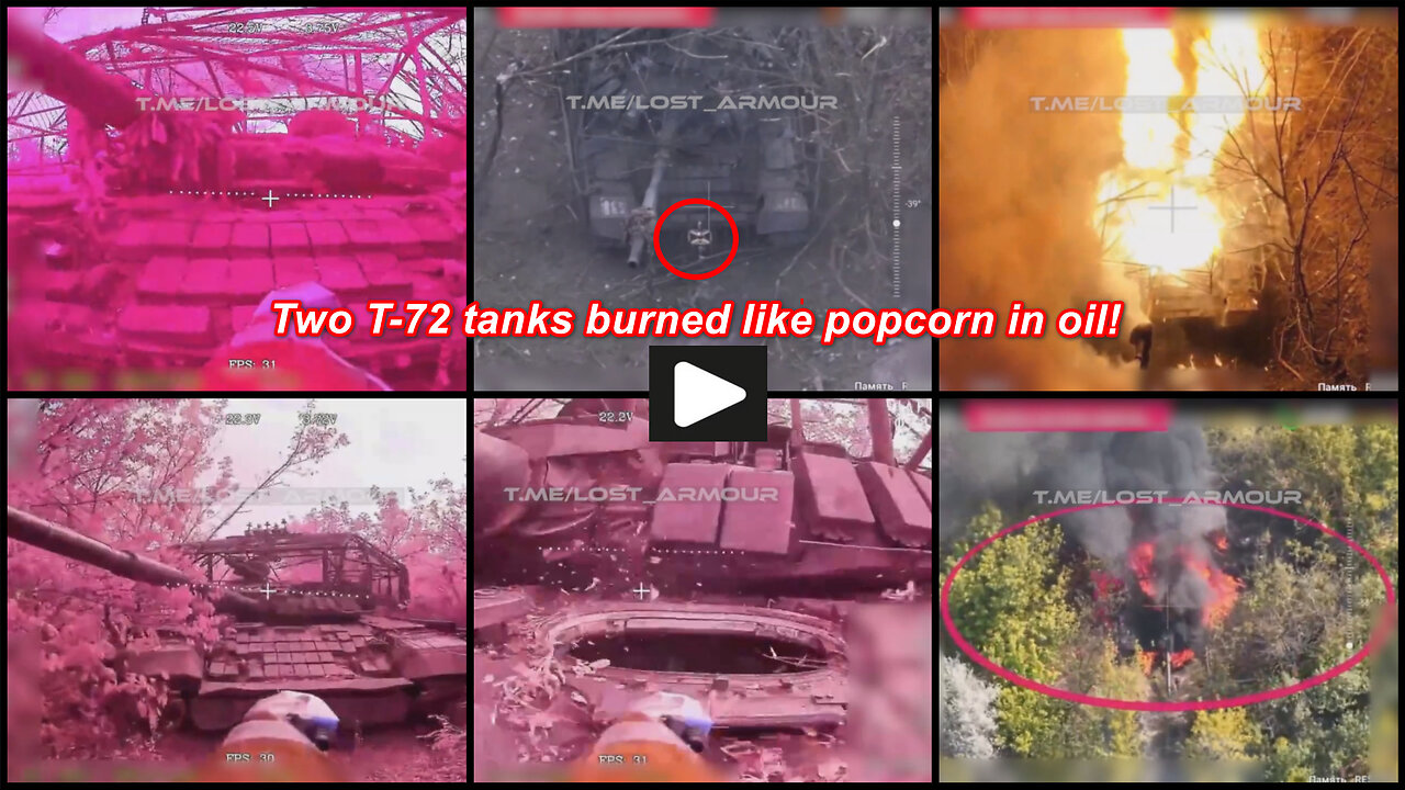 Siversk direction: Russian wired FPV drones burn Ukrainian tanks