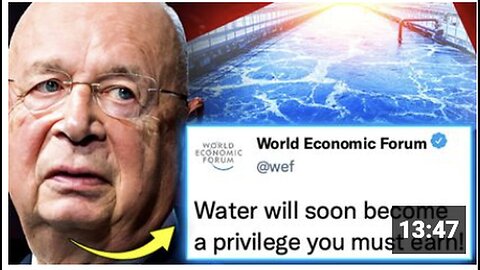 "WEF Mandates Severe Cyber Attacks on US Water Supply"