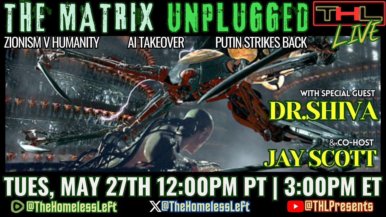 BREAKING: CDC Removes COVID V*x from Schedule for HEALTHY Children & Pregnant Women, Putin Strikes Back, MSM Zionism v Humanity, AI Takeover w JAY SCOTT, Fighting the Oligarchy w DR.SHIVA | THL Ep 108 FULL