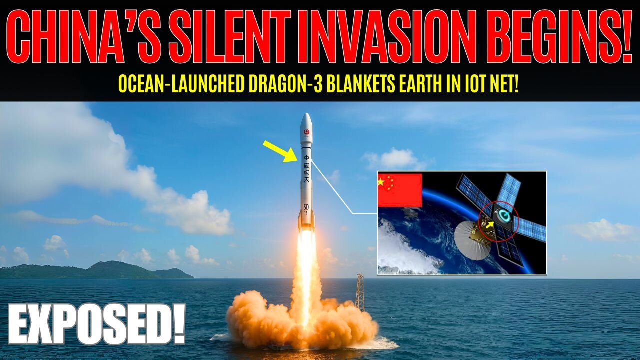 Ocean Blast-Off! China’s Smart Dragon-3 Launches 11 IoT Satellites into Orbit!