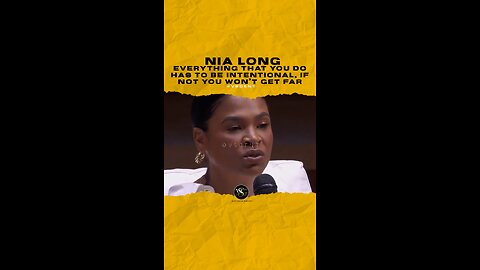 @iamnialong Everything that you do has to be intentional, if not you won’t get far