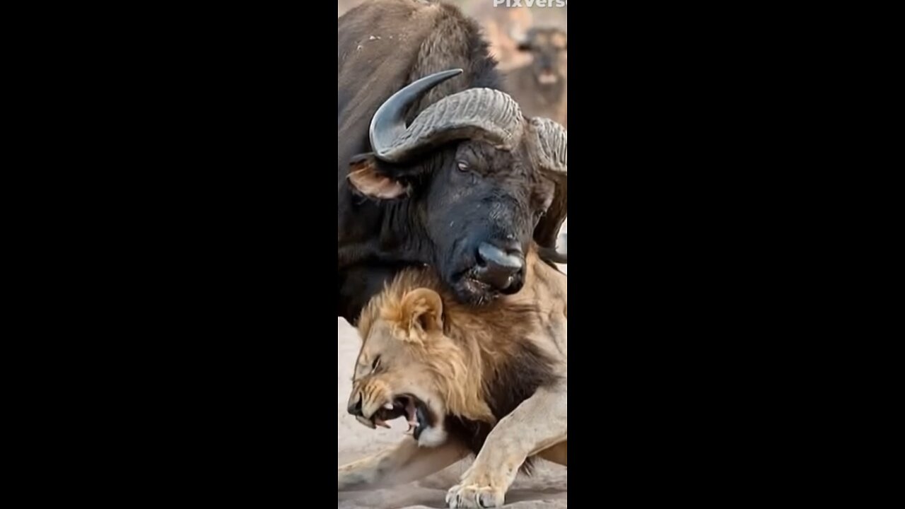 buffalo and tiger