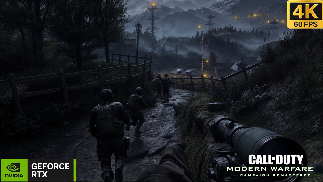 BLACKOUT || Realistic Ultra Graphics Gameplay 4K 60fps | Call Of Duty Modern Warfare Remastered